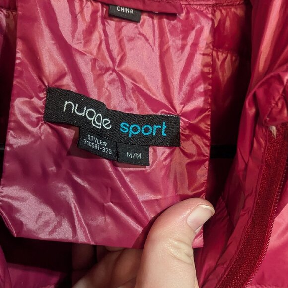 Nuage Sport Lightweight Down Puffer Jacket – Cherry Red – Women’s M – NWT - Picture 6 of 8